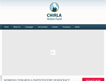 Tablet Screenshot of chirlafund.org